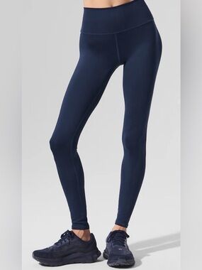 Alo High-Waist Airlift Legging | color: navy | size: XS